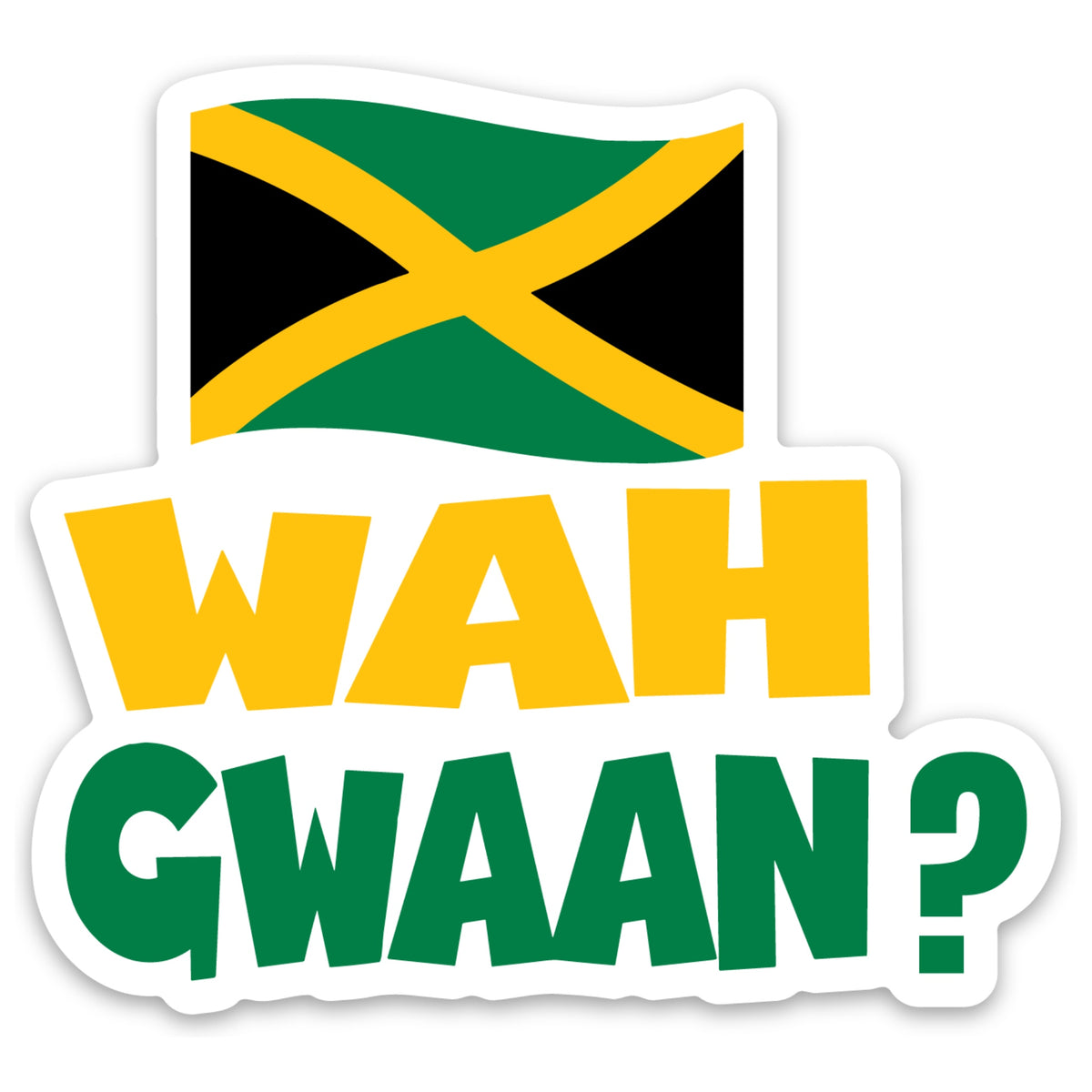 Jamaican Wah Gwaan Sticker