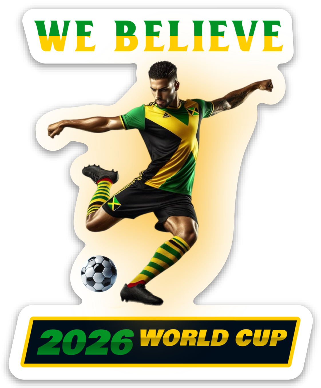 Jamaican World Cup Magnet