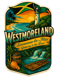 Load image into Gallery viewer, Westmoreland Parish Jamaica Vibes Sticker
