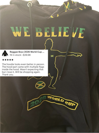 Load image into Gallery viewer, Reggae Boyz 2026 World Cup Fan Support Hoodie
