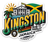 Load image into Gallery viewer, Kingston Jamaica Vibes Sticker

