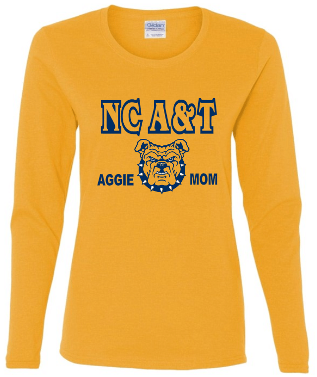 NCAT Aggie Mom Long Sleeve T-shirt