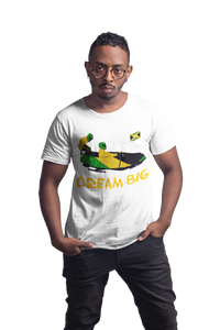 Load image into Gallery viewer, Jamaica Bobsled Dream Big Unisex T-shirt

