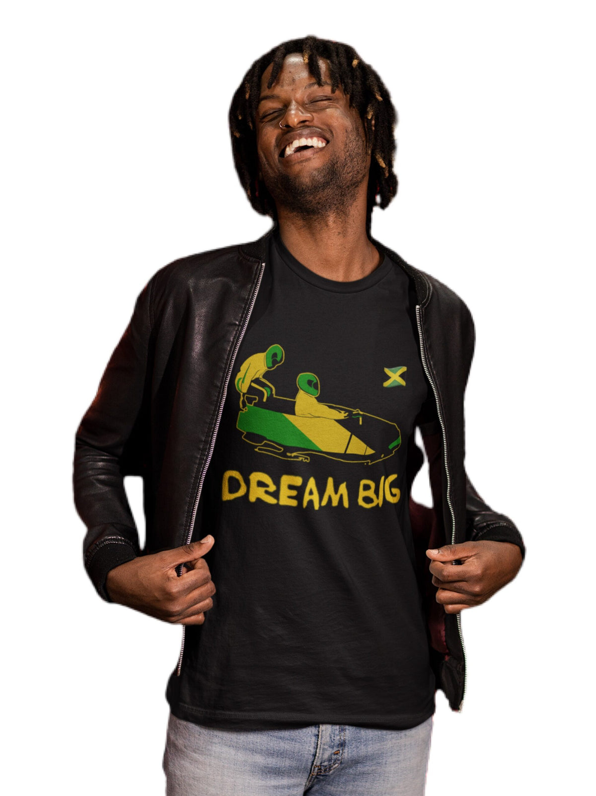 Jamaica Bobsled Dream Big Unisex T-shirt